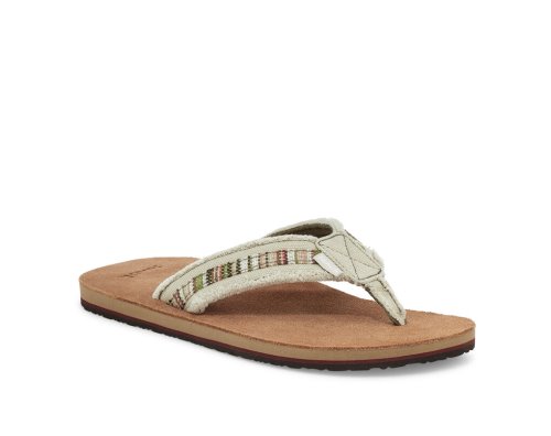 Tong Sanuk Fraid So Eco-Friendly Homme - Marron / Beige PNVZQU749